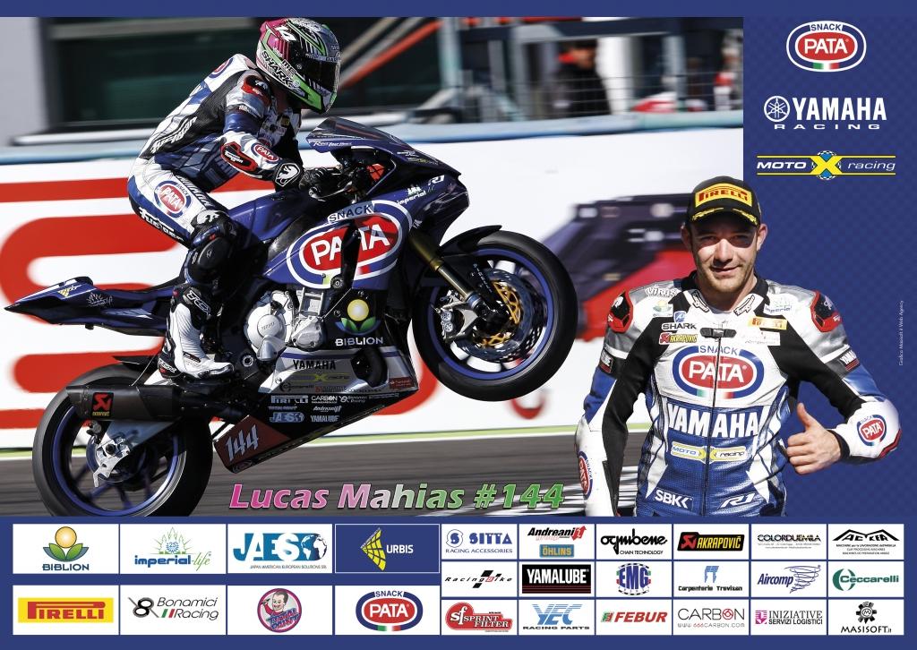 Realizzazione poster fotografico - Lucas Mahias - Pata Yamaha Official Stock Team - 2016
