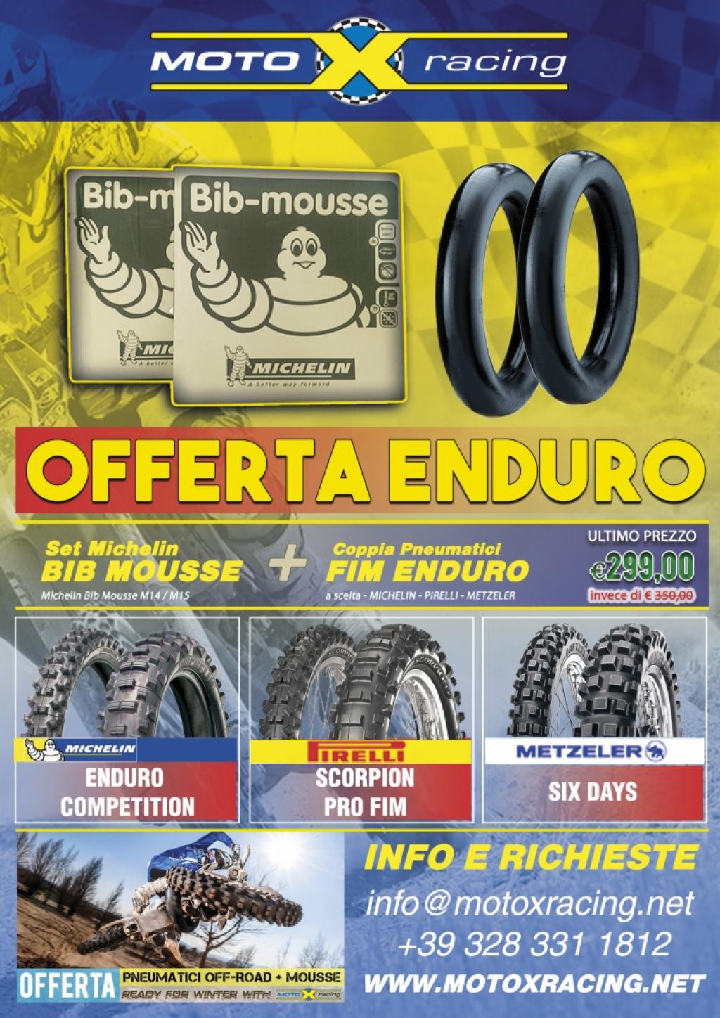 Volantino promozionale - Distribuzione pneumatici off-road - Motoxacing.net